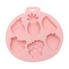Unique Bargains Candy Mould 6-Cavity Mixed Fruit Shapes Candy Mould Hand Wash 6.46"x6.38"x0.91" 1 Pc - 3 of 4