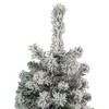 Northlight 4.5' Flocked Madison Pine Artificial Christmas Tree, Unlit - image 4 of 4