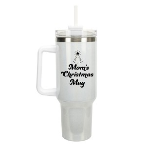 100 North Mom's Christmas Mug Love Tree Wrap-Around 40 Oz. Stainless Steel Water Bottle Coffee Mug, Spill & Leak Resistant, Travel Tumbler with - 1 of 4
