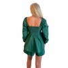 Women's Poplin Game Day Romper - day + moon - 2 of 3