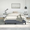 Bed Frame Dark Grey Velvet (100% polyester), Plywood, Engineered wood - 3 of 4
