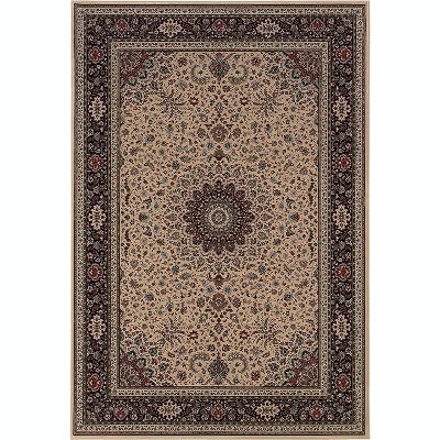 Oriental Weavers Ariana 095I8 Ivory/ Black Indoor Area Rug - 4' x 6"