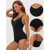 Allegra K Women's Shaping Tummy Control Adjustable Straps Sculpting Adult Bodysuits 2 Packs - image 3 of 4