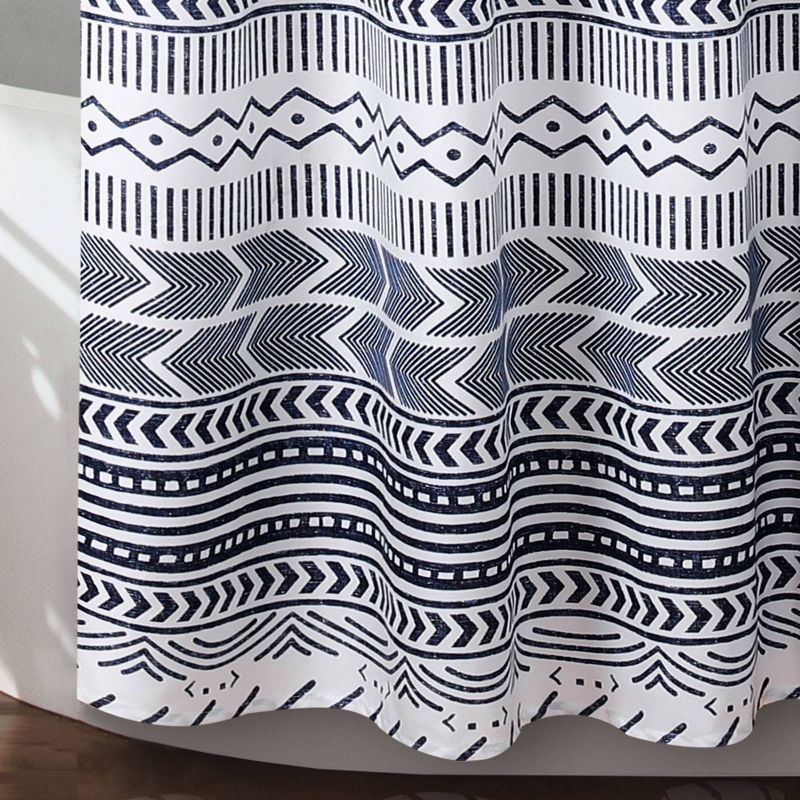 Hygge Geo Shower Curtain - Lush Décor, 4 of 8