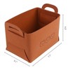 REGALWOVEN Chemical Fiber Collapsible Design Spacious Capacity Versatile Use Open Storage Bins 3 Pcs - 4 of 4