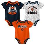 NFL Chicago Bears Baby Girls' Onesies 3pk Set