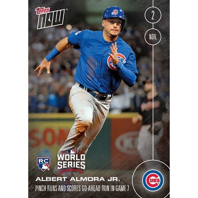 Topps Topps NOW Go-Ahead Run Chicago Cubs Albert Almora Jr. RC Card #661