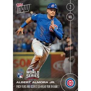 Topps Topps NOW Go-Ahead Run Chicago Cubs Albert Almora Jr. RC Card #661 - 1 of 2