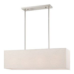 Livex Lighting Summit 4 - Light Chandelier in  Brushed Nickel - 1 of 4