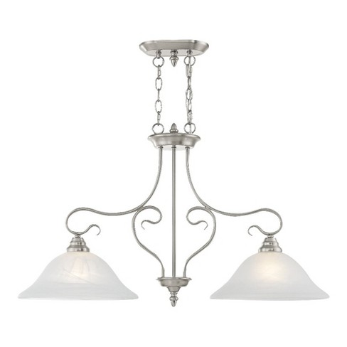 Livex Lighting Coronado 2 - Light Island Pendant Light in  Brushed Nickel - image 1 of 4