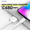 Overtime Apple MFI Certified 6ft USB-to-Lightning Charging Cable for Apple iPhone/iPad Lightning Devices, White - 3 of 4