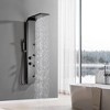 BWE 4-Jet Rainfall Shower Panel System with Rainfall Shower Head and Shower Wand - 3 of 4