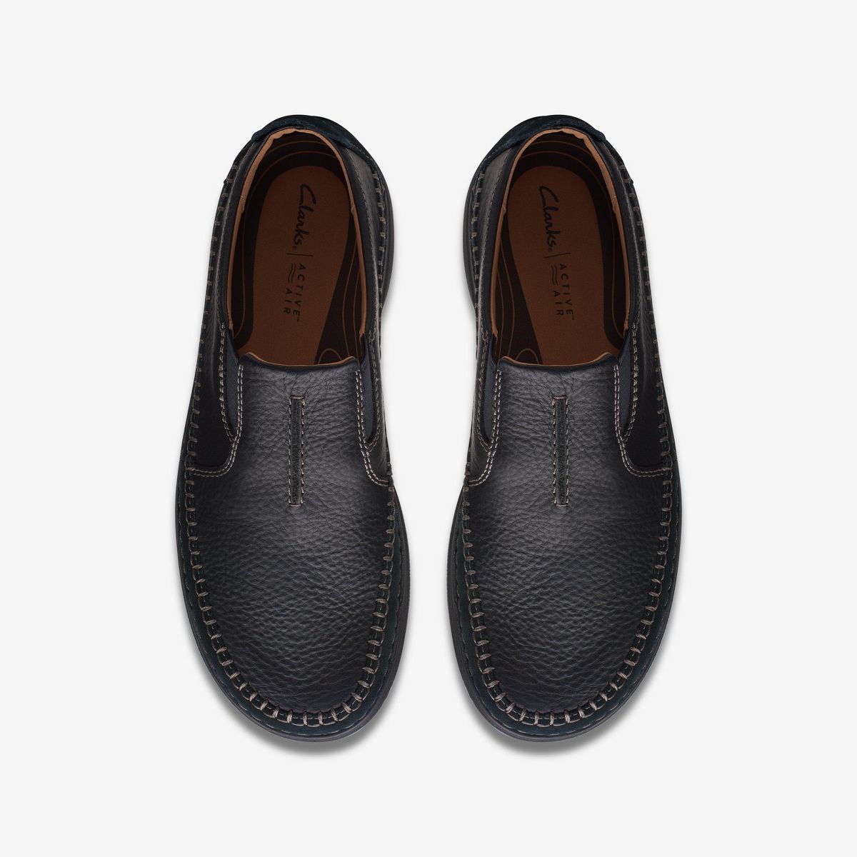 Clarks Mens Nature 5 Walk Black Combi Shoes - thumbnail 6