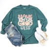 Simply Sage Market Have a Good Day Flowers Garment Dyed Long Sleeve - 3 of 4