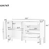 Modern Storage Cabinet with Acrylic Doors, Adjustable Shelves for Kitchen, Dining Room, Living Room, Corridor, Home Office, Spacious Organizer - 4 of 4