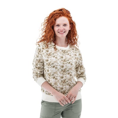 Old Ranch Brands Women's Corina Floral Print Sweatshirt