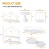 Winado 7-Piece Cake Stand Set Dessert Table Display Set In White - 2 of 4