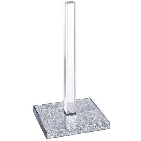 Elegant Acrylic Paper Towel Holder Countertop & Toilet Paper Stand Holder | Perfect as for Kitchen or Bathroom | Rolls up to 12.5‘’ High - image 1 of 4