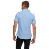 Canada Weather Gear Men’s Short Sleeve Button-Up Shirt – Casual Slim Fit Collared Shirt with Front Pocket – Lightweight Stretch - 3 of 4