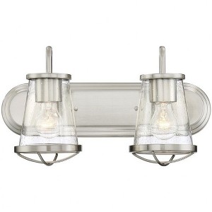 Designers Fountain Darby 2 - Light Vanity in  Satin Platinum - 1 of 1