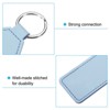 Unique Bargains PU Leather Keychain Blanks with Key Ring for DIY Laser Engraving 8 Pcs - 4 of 4