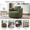 YOOCOZZ 360° Swivel Barrel Sofa Chair with Throw Pillow - 4 of 4