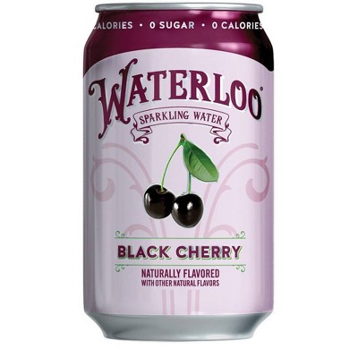 Waterloo Black Cherry Sparkling Water - 8pk/12 fl oz Cans