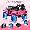 Jojoka  24V 7AH Kids Ride On Truck, 2-Seater Electric Vehicle with Switchable 2WD/4WD, Remote Control, Lights, MP3, and Spring Suspension - 4 of 4