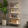 Vynxaria Mid-Century 5-Tier Utility Storage Shelves, 31" x 16" x 73" Bookcase Display Unit - 2 of 4