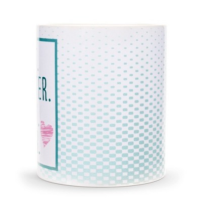 Elanze Designs Best Foster Mom Ever Heart 11 Ounce White Ceramic Coffee Mug