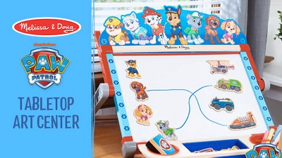 Melissa & Doug Paw Patrol Easel/table Top Art Activity Center : Target