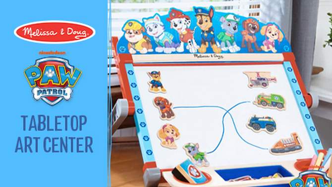 Melissa &#38; Doug PAW Patrol Easel/Table Top Art Activity Center, 2 of 13, play video