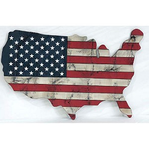 TX USA Corporation Home Decorative Wood USA Americana Wall Art - 1 of 1