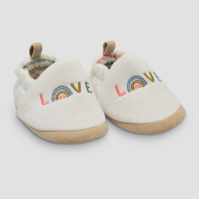 Image of Carter's Just One You® Baby Family Love Construction Slippers - Gray 0-3M