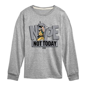 Boys' - Marvel - Nope Not Today Long Sleeve Graphic T-Shirt - 1 of 4