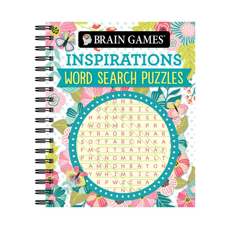 Brain Games - Inspirations Word Search Puzzles - by  Publications International Ltd & Brain Games (Spiral Bound), 1 of 2