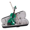 AZL1 Life Concept Orchestral String Instruments 4/4 Full Size Acoustic Violin Complete Set with Case Bow and Rosin, Green, 31.5"*9.84"*4.92" - 3 of 4