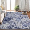 Fulvari Washable Area Rug Vintage Trellis Accent Rug with Non-Slip Backing, Farmhouse Floral Print Indoor Carpet,Bedroom, Kitchen - 4 of 4