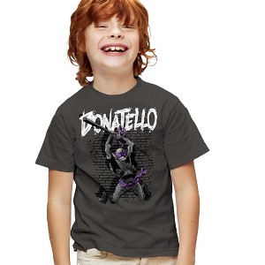 Teenage Mutant Ninja Turtles Teenage Mutant Ninja Turtles Donatello Youth T Shirt, Charcoal - 1 of 4