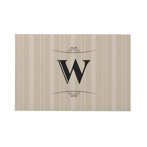 Personalization Mall Elegant Monogram Doormat, 20" x 35" - image 1 of 1