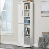 Sauder Homeplus 2 Door Storage Cabinet Soft White: Adjustable Shelves ...