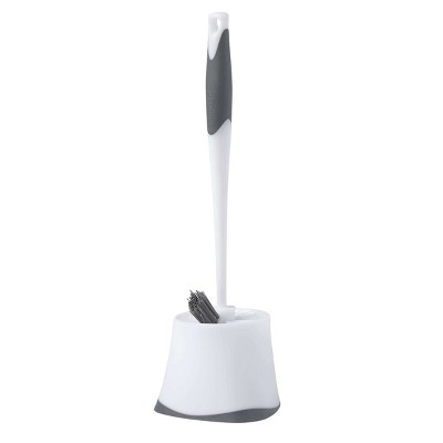 CLX Hideaway Bowl Brush & Holder, Brush with Base 