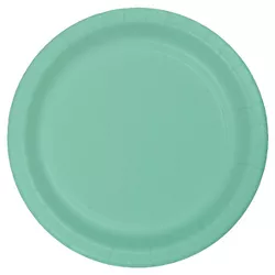 24ct Dessert Plates - Mint Green