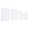 Home Weavers Luxury Collection 100% Cotton Tufted Bathroom Rug Set, Non-Slip Latex Bath Rug Set - 2 of 4
