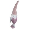 Northlight Bouncy Gnome Standing Christmas Figure Decoration - 20" - White and Pink - image 3 of 4