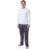 Marvel Mens' The Falcon and the Winter Soldier Tossed Print Pajama Pants Black - 2 of 4