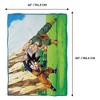 Dragon Ball Z Trunks and Goten 45 x 60 Inch Fleece Throw Blanket - 2 of 3