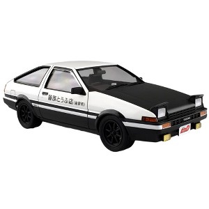 Aoshima: Initial D - Takumi Fujiwara's AE86 Trueno (Project D Ver.) 1/24 Scale Model Kit - 1 of 4