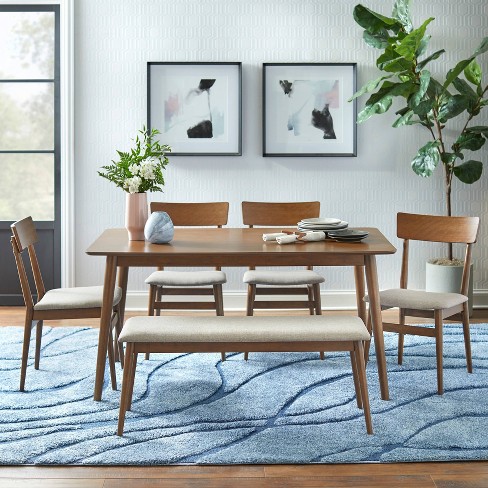 Dining chairs and online matching bench