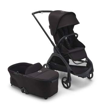 Bugaboo Dragonfly Easy Fold Full Size Stroller with Bassinet - Midnight Black
